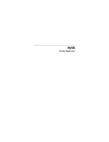 File:MySQL Pocket Reference (2e 2007).pdf