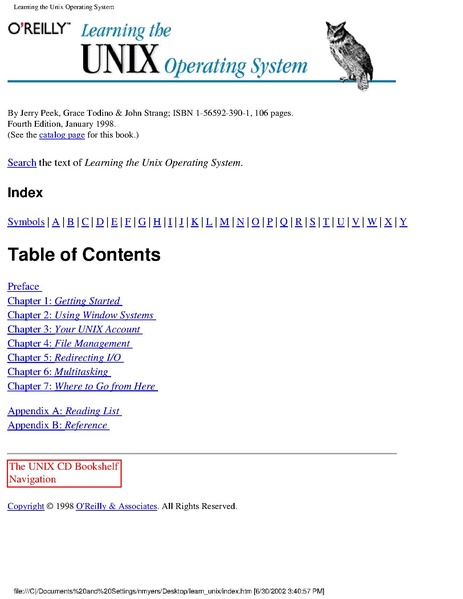 File:Learning the UNIX Operating System.pdf