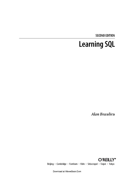 File:Learning SQL (2e 2009).pdf
