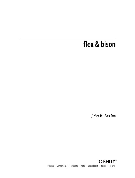 File:Flex and Bison (1e 2009).pdf