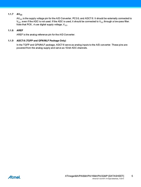 File:Atmel-8271-8-bit-AVR-Microcontroller-ATmega48A-48PA-88A-88PA-168A-168PA-328-328P datasheet Summary.pdf